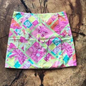 Lilly Pulitzer Girls Reversible Wrap Skirt